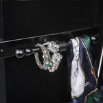 ZUN 79 Blue Led Jewelry Cabinet, Jewelry Storage Cabinet, Upright Jewelry Cabinet With Long 58801401