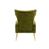 ZUN COOLMORE Accent Chair ,leisure single chair with Rose Golden feet W153968072