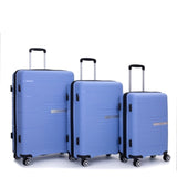 ZUN Hardshell Suitcase Double Spinner Wheels PP Luggage Sets Lightweight Durable Suitcase with TSA W284112579