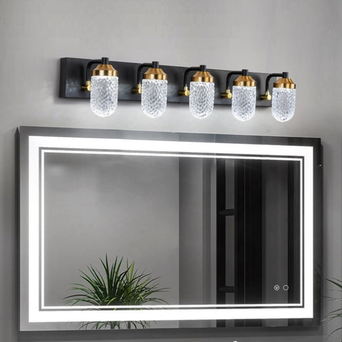 ZUN Vanity Lights With 5 LED Bulbs For Bathroom Lighting W134070913