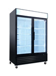 ZUN ORIKOOL Glass Door Merchandiser Freezer 44.7 Cu.ft Swing Door Commercial Reach-In Display Freezers W2095126139