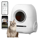 ZUN Self-cleaning cat litter box, 68L+9L, suitable for a variety of cat litter, APP control, real-time ES318155AAK