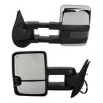 ZUN Power Heated Chrome Towing Mirrors for 07-13 Chevy Tahoe LED Signal & Backup Lamp 99644375