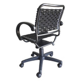 ZUN Bungee Arm Office Chair With Black Coating B091119807