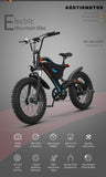 ZUN AOSTIRMOTOR Electric Bicycle 500W Motor 20" Fat Tire With 48V/15Ah Li-Battery S18-MINI New style 63358344