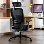 ZUN High-Back Computer Chair with Adjustable Height, Headrest,Breathable Mesh Desk Chair for Home Study W1411119563