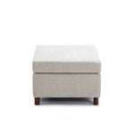 ZUN Single Movable Ottoman for Modular Sectional Sofa Couch Without Storage Function, Ottoman Cushion W1439118802