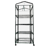 ZUN Mini Greenhouse - 4 Tiers Indoor Outdoor Greenhouse With wheels-Use in Any Season for Plants 05047247
