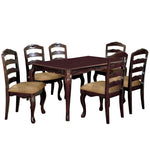 ZUN Transitional Contemporary Dark Walnut Finish Set of 2pc Dining Chairs Solid wood Kitchen Dining Room B011P143323