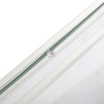 ZUN Toughened Glass Panel Console Table---Circle Shape 36052261