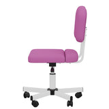 ZUN Mesh Task Chair Plush Cushion, Armless Desk Chair Home Office Adjustable Swivel Rolling Task W2181P164912