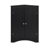 ZUN sideboard cabinet,corner cabinet,Bathroom Floor Corner Cabinet with Doors and Shelves, Kitchen, W1781108565