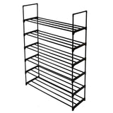 ZUN 6 Tiers Shoe Rack Shoe Tower Shelf Storage Organizer For Bedroom, Entryway, Hallway, and Closet 37112785