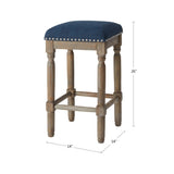 ZUN Counter Stool Set of 2 B03548685