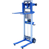 ZUN Fixed Straddle Hand Winch Lift Truck, 34.6" Length, 24.8" Width, 66.9" Height, 400 lbs Capacity W46594438