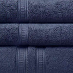 ZUN 100% Cotton Feather Touch Antimicrobial Towel 6 Piece Set B035129611