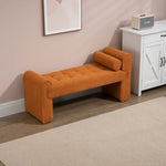 ZUN COOLMORE Modern Ottoman Bench, Bed stool made of loop gauze, End Bed Bench, Footrest for Bedroom, W395121405