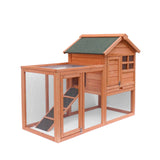 ZUN Easily-assembled wooden Rabbit house Chicken coop kennels 25777602