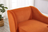 ZUN Modern Chaise Lounge Chair Velvet Upholstery W1097124940