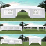 ZUN 10x30 Gazebo Party Tent with 8 Side Walls W121556289