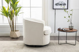 ZUN COOLMORE Swivel Chair, Comfy Round Accent Sofa Chair for Living Room, 360 Degree Swivel W395102560