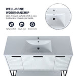 ZUN 48 Inch Freestanding Bathroom Vanity With Resin Basin,48x18 W99951398