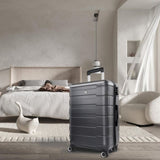 ZUN 28 Inch, Hard Shell Suitcase Checked luggage, Large Suitcase with Spinner Wheels, Travel W1625122309