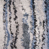 ZUN Watercolor Abstract Stripe Woven Area Rug B03597998