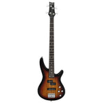 ZUN GIB Electric Bass Guitar Full Size 4 String Sunset Color 78668867