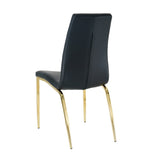 ZUN Modern Dining Chairs with Faux Leather Padded Seat Dining Living Room Chairs Upholstered Chair with W210127299