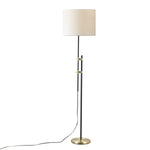 ZUN Asymmetrical Adjustable Height Metal Floor Lamp B03595710