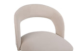 ZUN Modern Barstools Bar Height, Swivel Velvet Bar Counter Height Bar Chairs Adjustable Tufted W1361110998