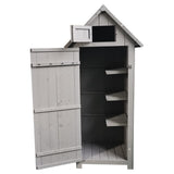 ZUN XWT007 Outdoor Storage, Perfect to Store Patio Furniture, for Backyard Garden Patio Lawn , Natural W1711115491