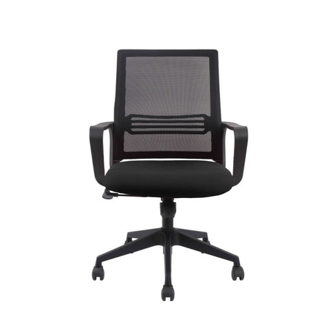 ZUN Ardamore Adjustable Height Swivel Office Chair Black Wengue B06280699