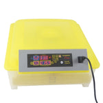ZUN 48-Egg Practical Fully Automatic Poultry Incubator Yellow & Transparent 76829079