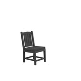 ZUN HDPE Dining Chair, Gray, With Cushion, No Armrest, Set of 2 W120941911