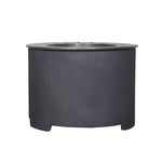 ZUN 20.5 Inch x 15 Inch Dark Grey Faux Concrete Texture Smokeless Firepit With Wood Pellet/Twig/Wood As W2029120106