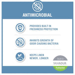 ZUN 100% Cotton Bath Sheet Antimicrobial 2 Piece Set B03599340