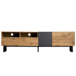 ZUN Modern TV Stand for 80'' TV Double Storage Space, Media Console Table, Entertainment Center WF303474AAQ