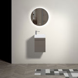 ZUN Laura 18" Small Bathroom Vanity with Sink, Wall Mounted Bathroom Vanity for Modern Bathroom, W1865108983