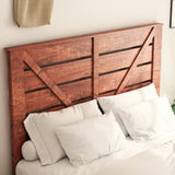 ZUN King Bed Frame Headboard , Wood Platform Bed Frame , Noise Free,No Box Spring Needed and Easy W636131328