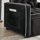 ZUN Three-in-one sofa bed chair folding sofa bed adjustable back into a sofa recliner single bed adult W1359137373