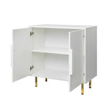 ZUN Sideboard Buffet Cabinet with Storage Modern Storage Cabinets with 2 Doors with Handle for Living W1778104712