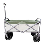 ZUN Outdoor Garden Park Utility kids wagon portable beach trolley cart camping foldable with big wheels W32190951