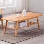 ZUN Bahamas 47" Natural Light Oak Coffee Table B06178457