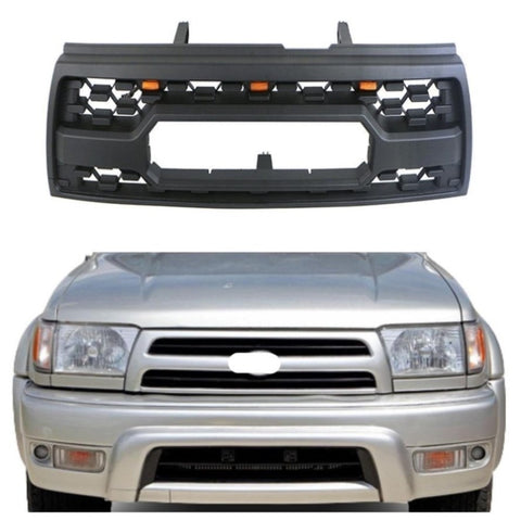 ZUN Grill For 3rd gen 1996 1997 1998 1999 2000 2001 2002 4Runner trd pro grill with toyota enblem W2165128681