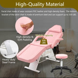 ZUN Massage Salon Tattoo Chair with Two Trays Esthetician Bed with Hydraulic Stool,Multi-Purpose W1422115788