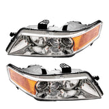 ZUN 2pcs OE Headlights With Warranty Factory Clear for 2004-2005 Acura TSX 36523637