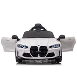 ZUN BMW M4 12v Kids ride on toy car 2.4G W/Parents Remote Control,Three speed adjustable,Power display, W1396128707