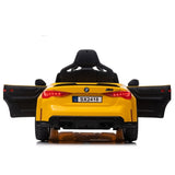 ZUN BMW M4 12v Kids ride on toy car 2.4G W/Parents Remote Control,Three speed adjustable,Power display, W1396128711